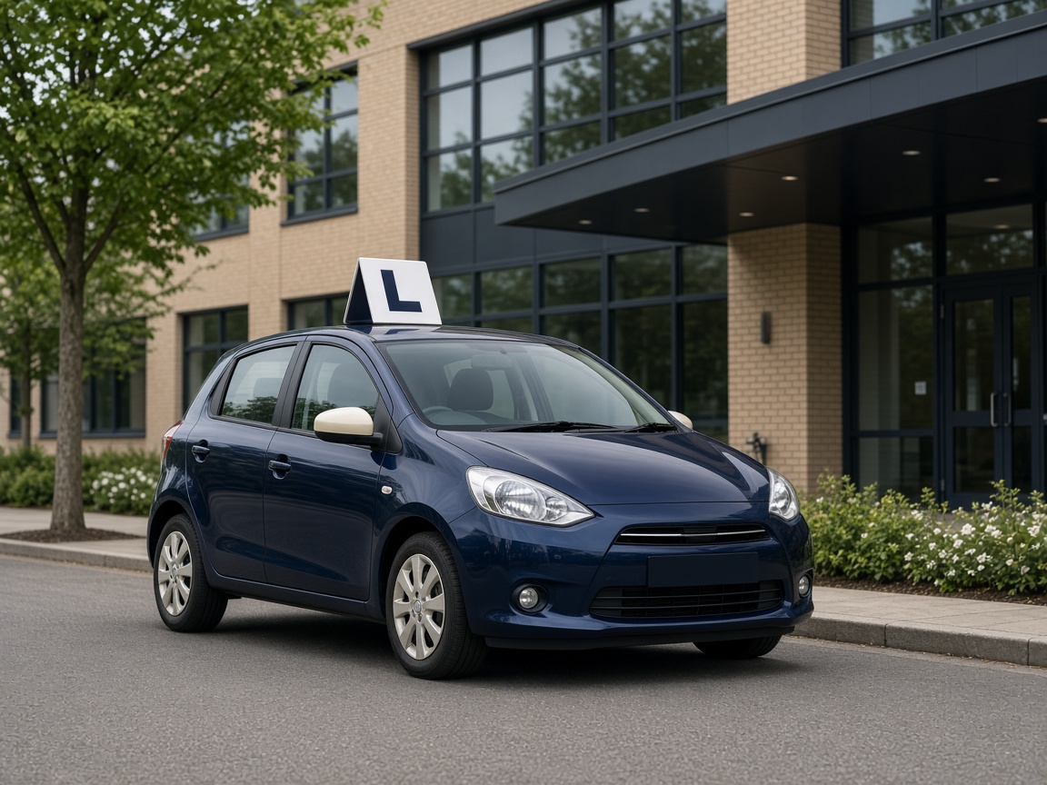 Auto scuola con targa L