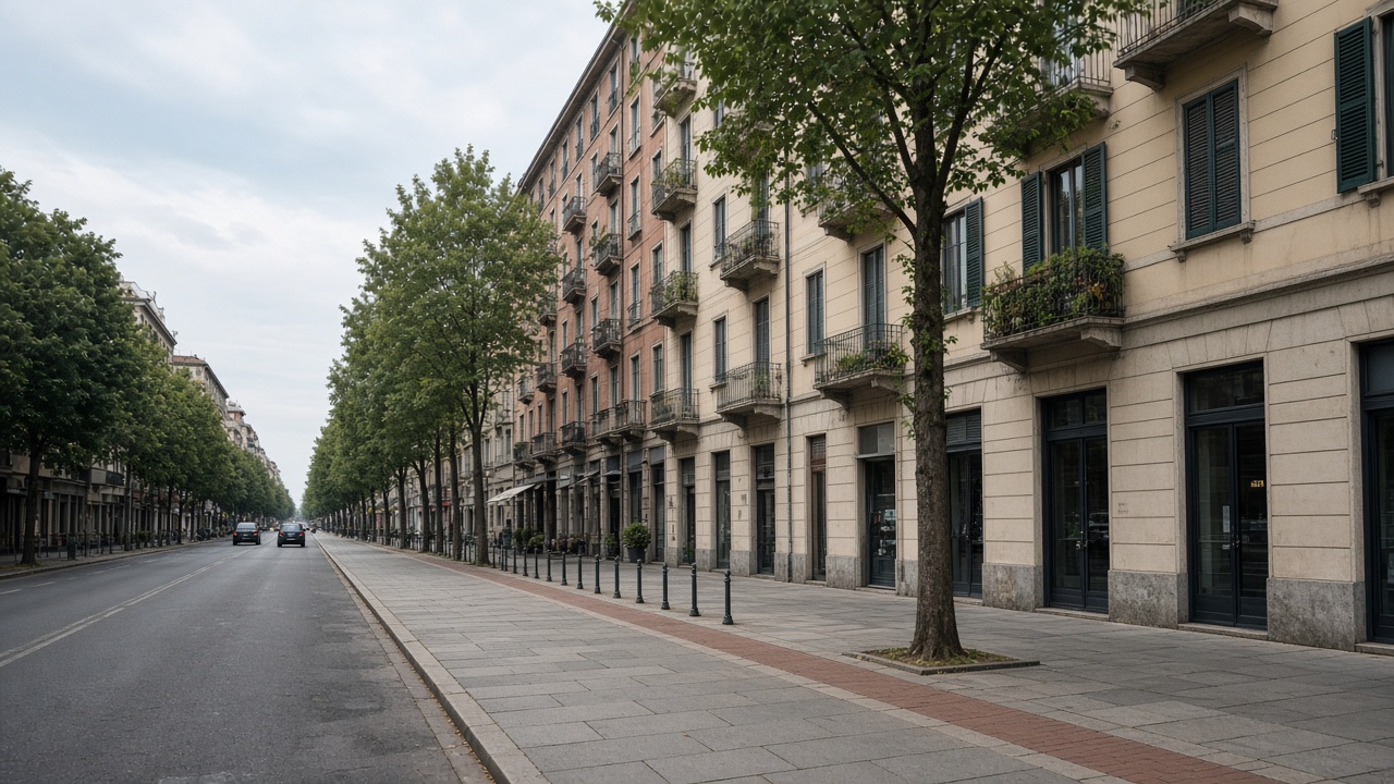 Via Ugo Ojetti nel quartiere 20151 Milano